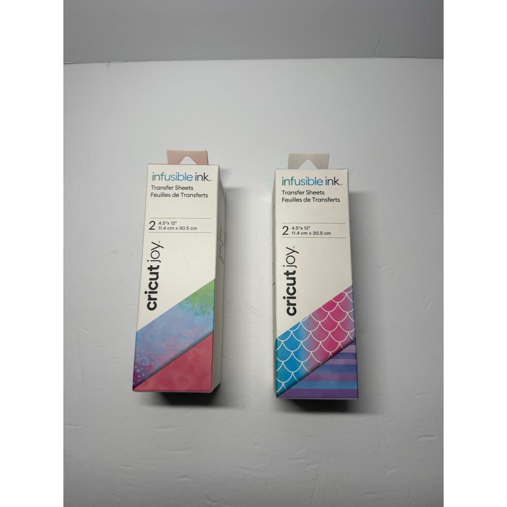 Cricut Joy Infusible Ink, Transfer Sheet Patterns (2), 4.5" x 12",